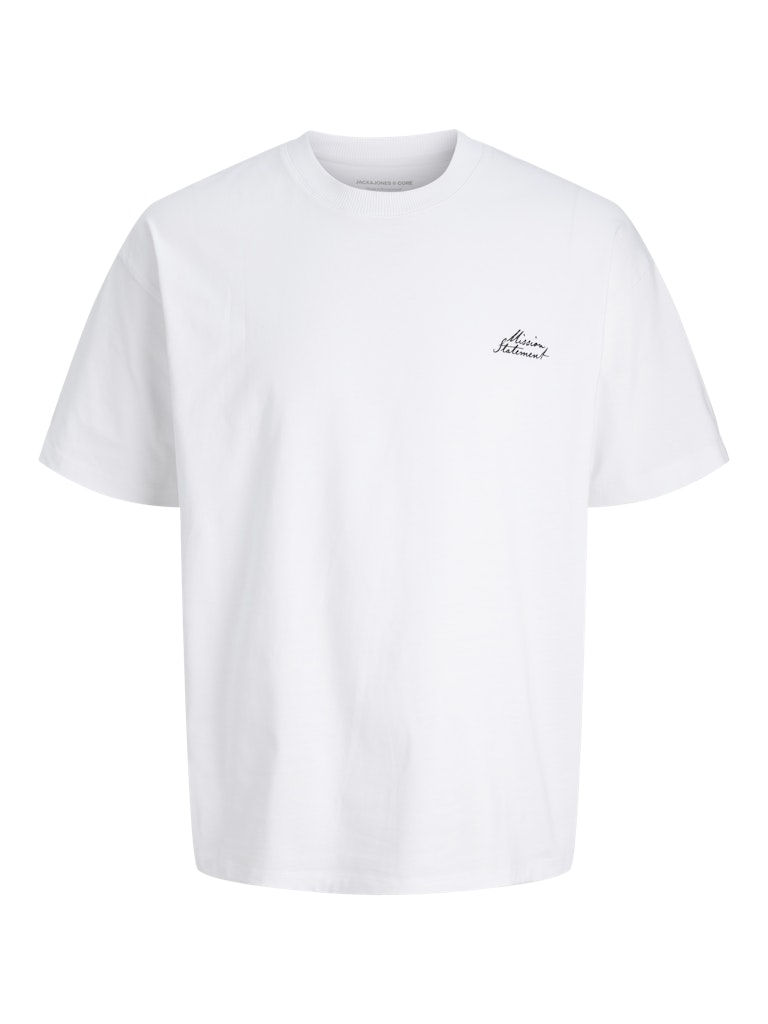 JACK & JONES T-SHIRT "SCRIPT" - Col. bianco