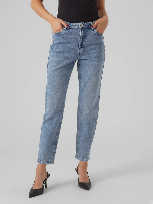 VMLINDA MOM - Jeans mom fit - light blue denim