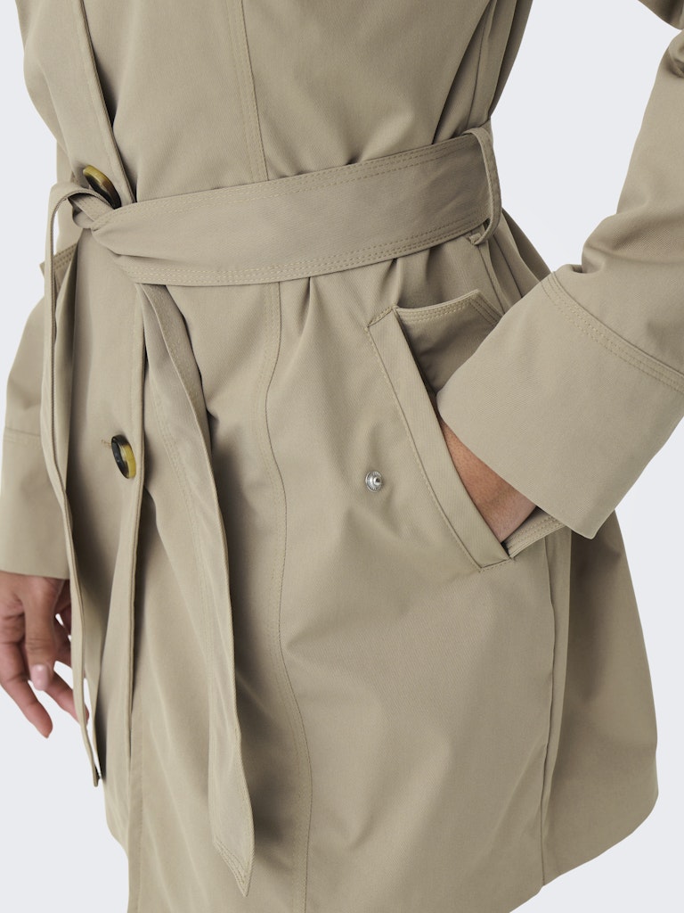 JDY - JDYISADORA Trench primaverile - weathered teak