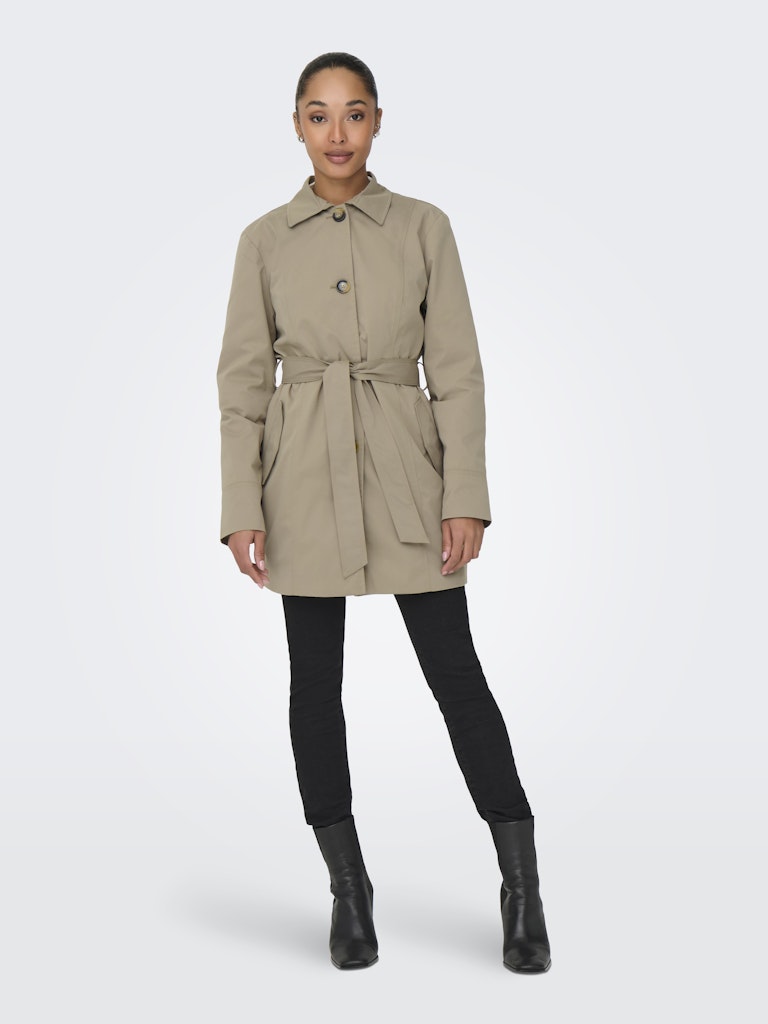 JDY - JDYISADORA Trench primaverile - weathered teak