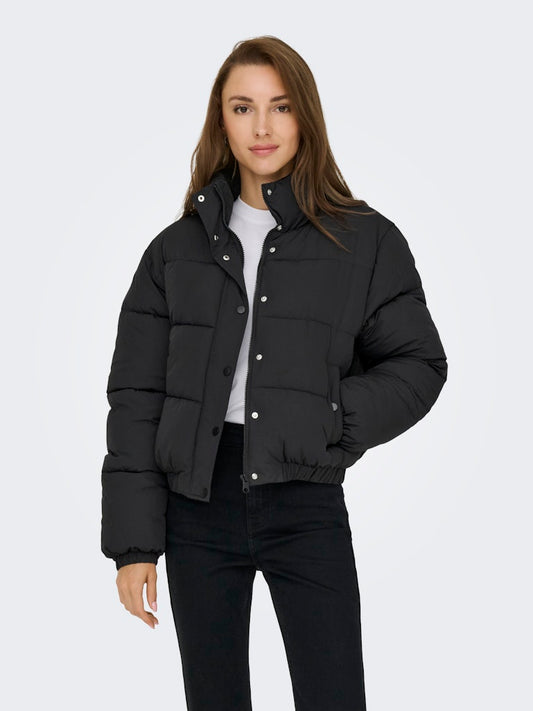 JDY - Giacca invernale JDYMOON LIFE PUFFER - Nero