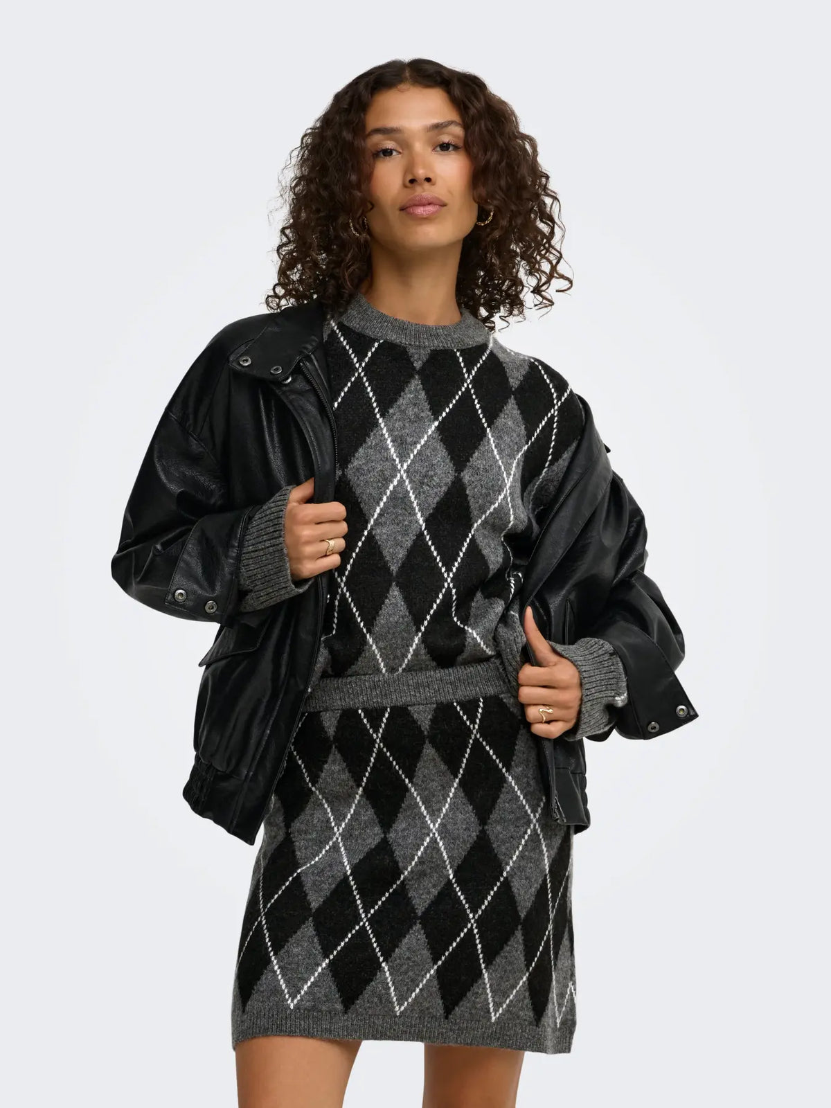 JDYBIANKA - Maglione - dark grey melange