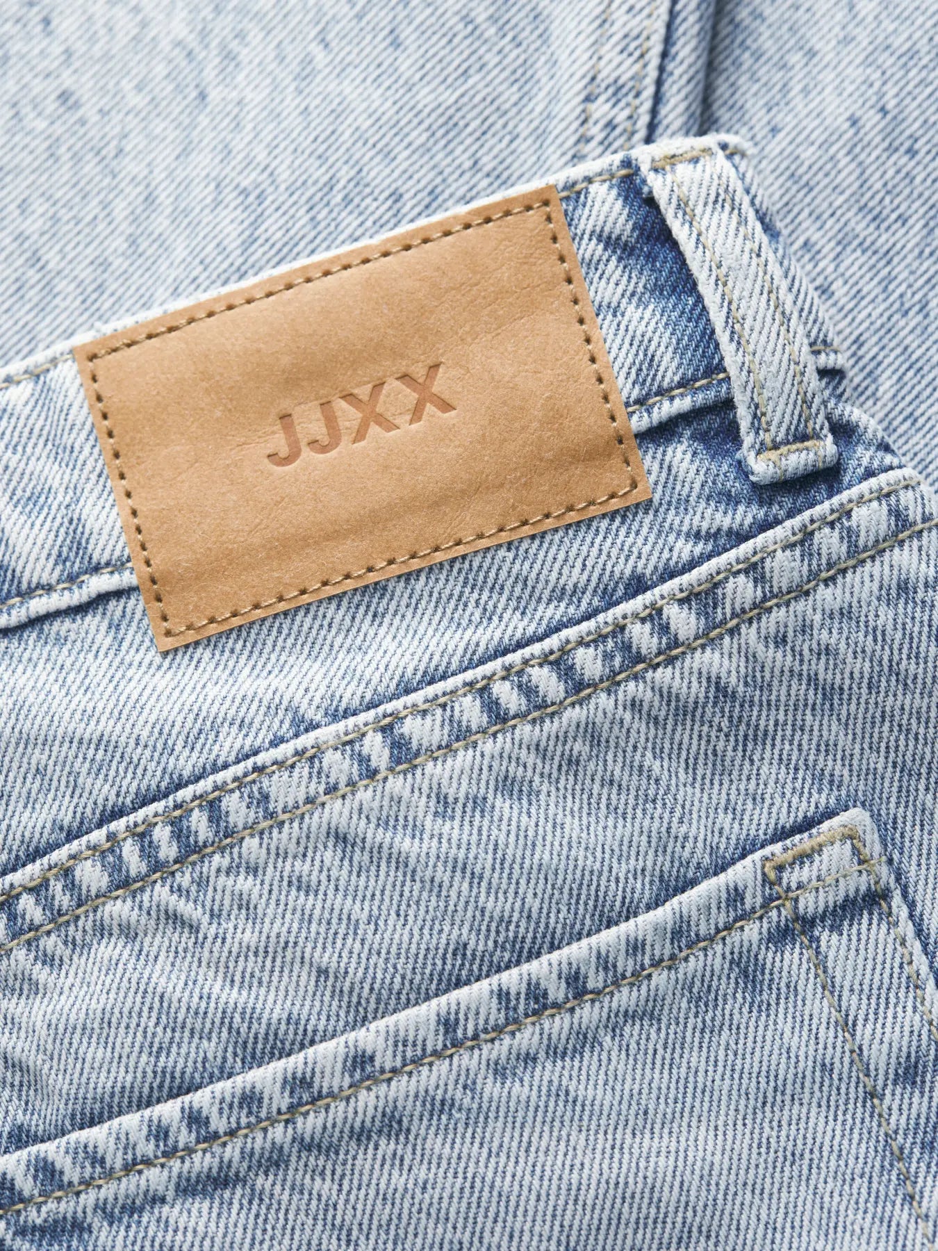 JJXX GESCHNITTEN JXTOKYO - Wide Leg - light blue denim