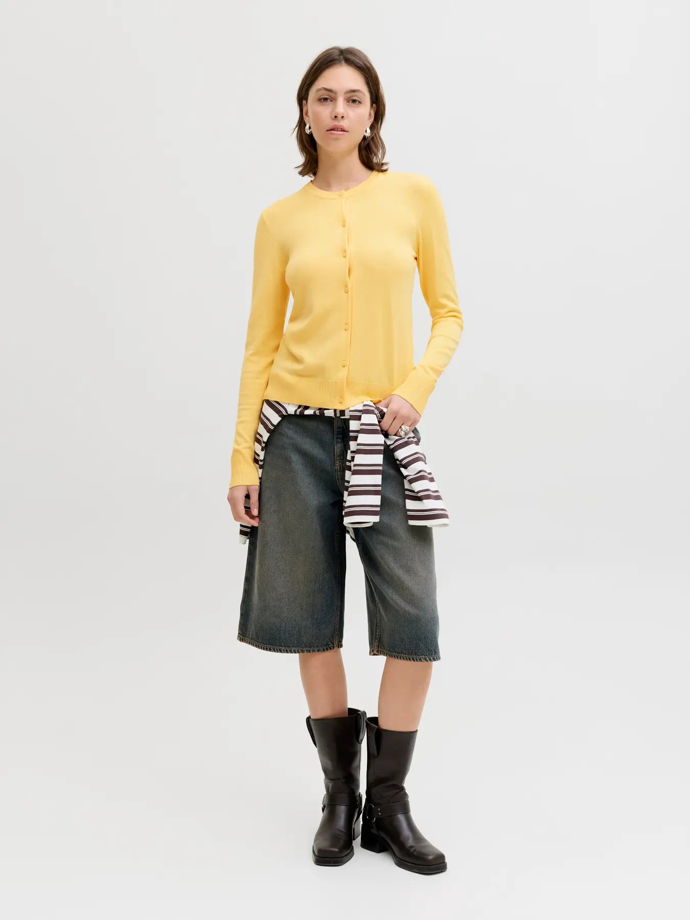 JJXX JXOPHELIA COMFY - Cardigan - giallo