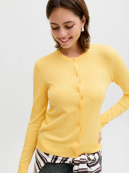JJXX JXOPHELIA COMFY - Cardigan - giallo