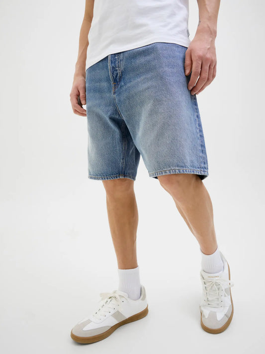 JACK & JONES BERMUDA IN JEANS BAGGY - Col. Blu