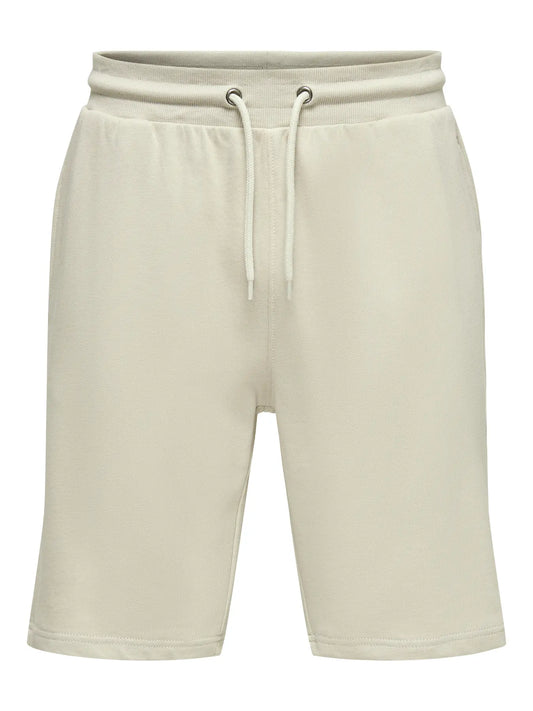 BERMUDA BASIC IN COTTONE - col. Beige