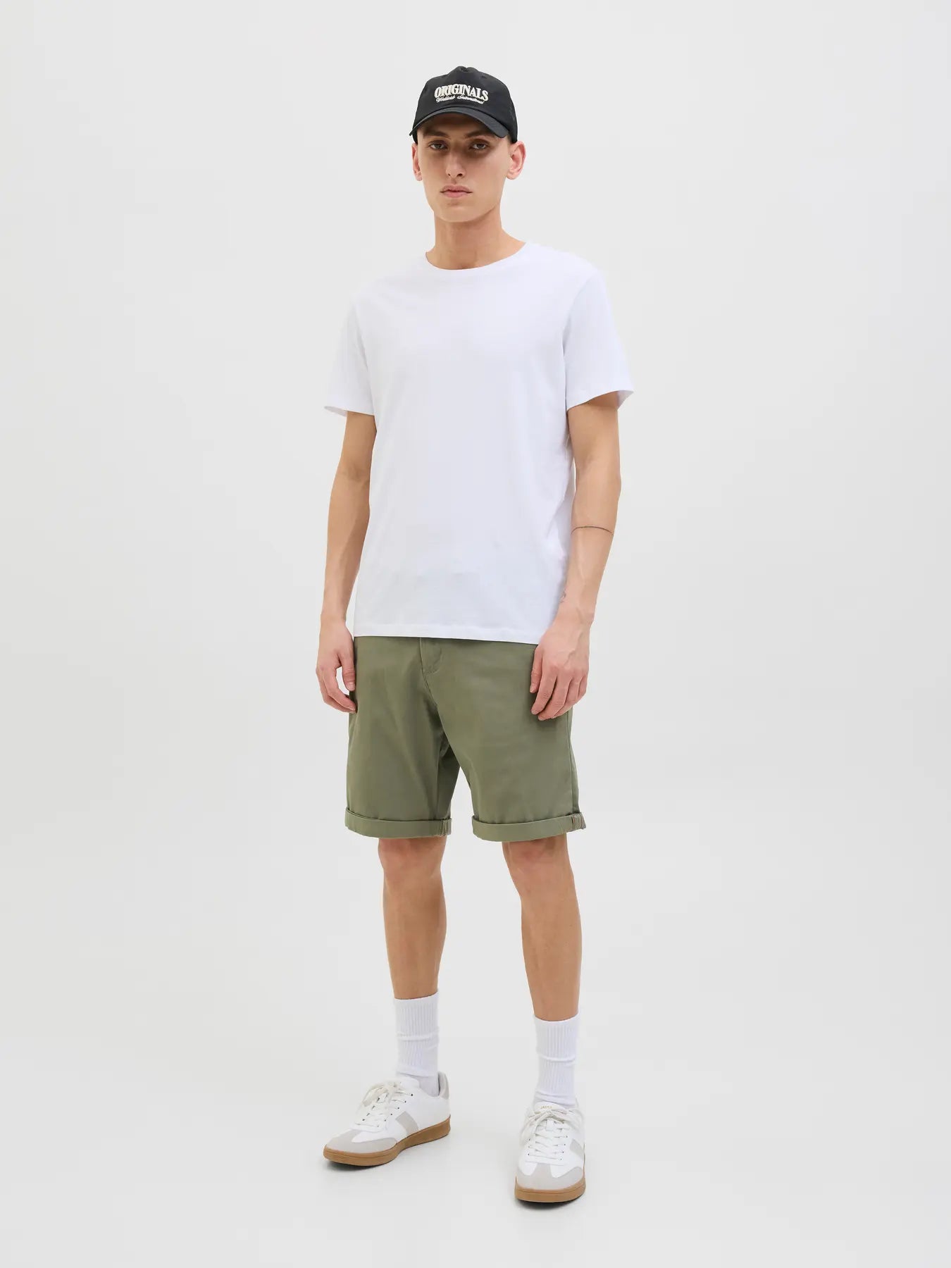 JACK & JONES PANTALONCINO CHINO - Col. Verde
