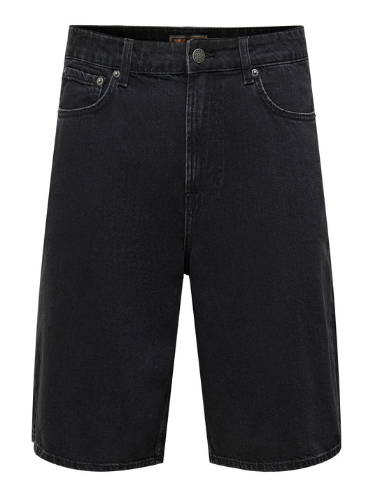 ONLY & SONS SHORTS BAGGY - Nero