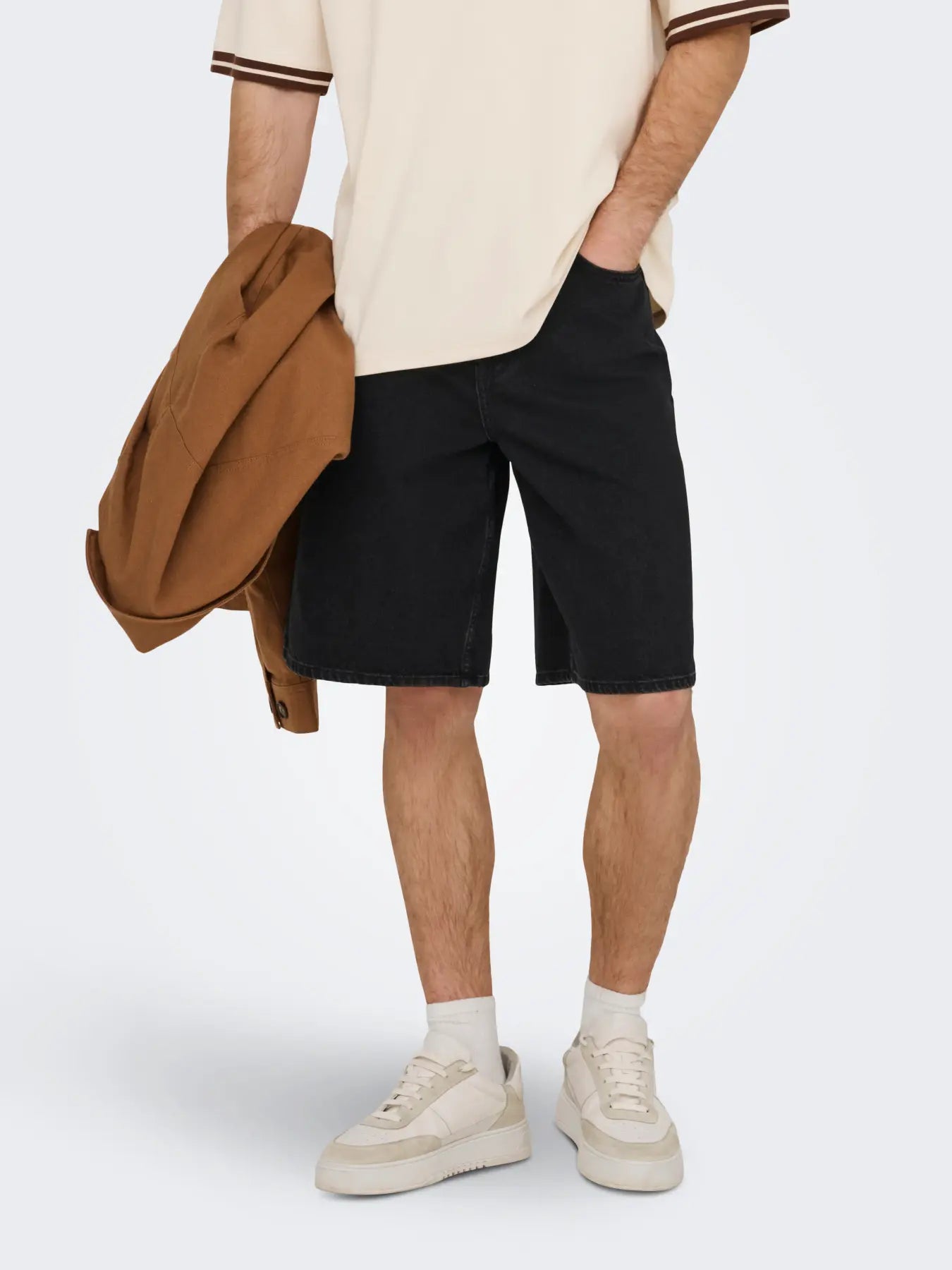 ONLY & SONS SHORTS BAGGY - Nero