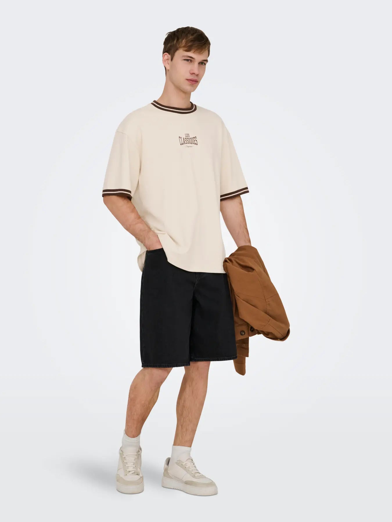 ONLY & SONS SHORTS BAGGY - Nero