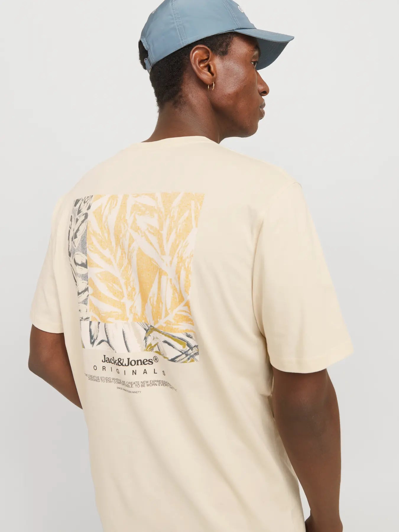 JACK & JONES T-SHIRT ORIGINALS - Col. Beige