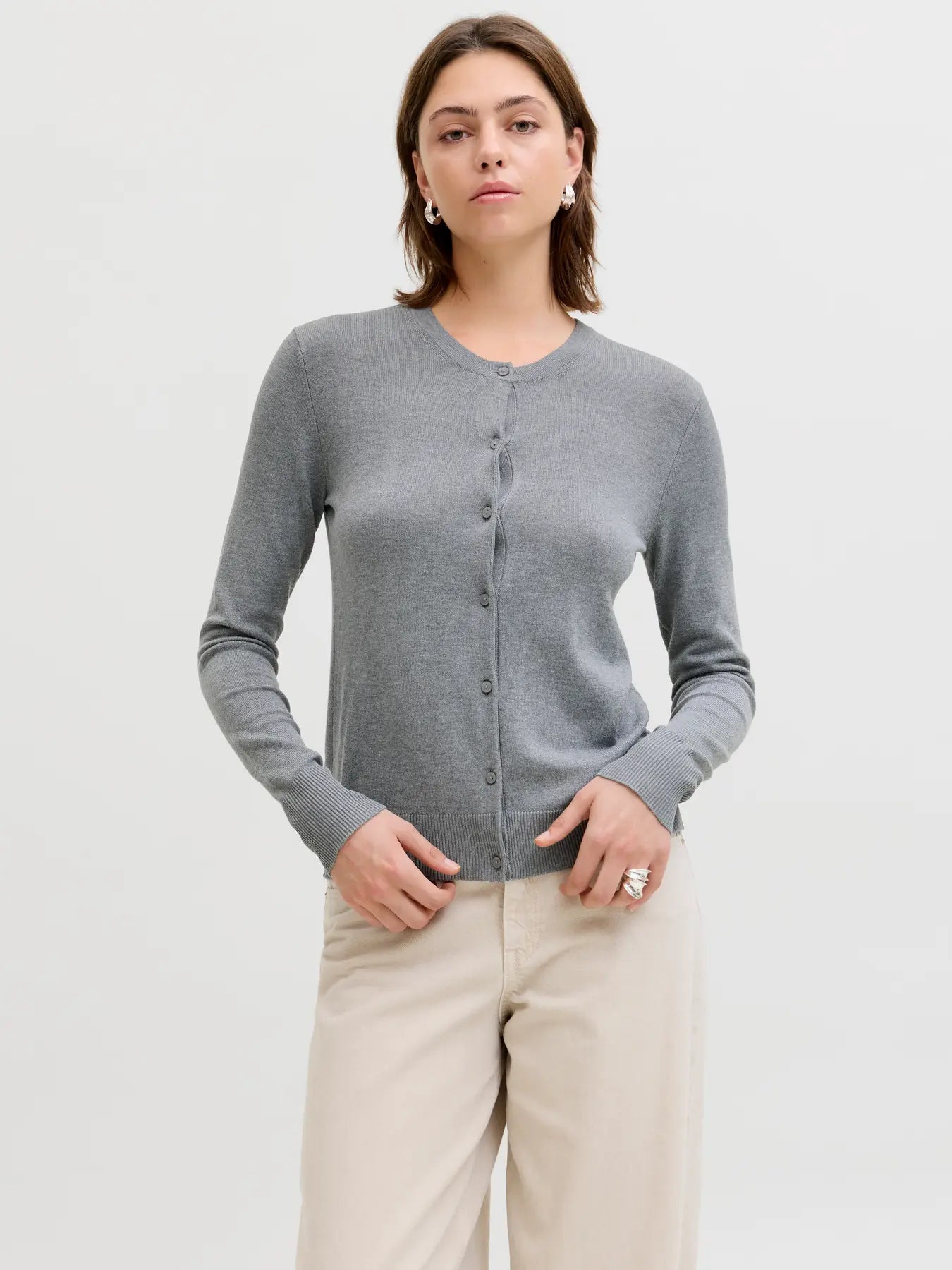 JJXX JXOPHELIA COMFY - Cardigan - grigio