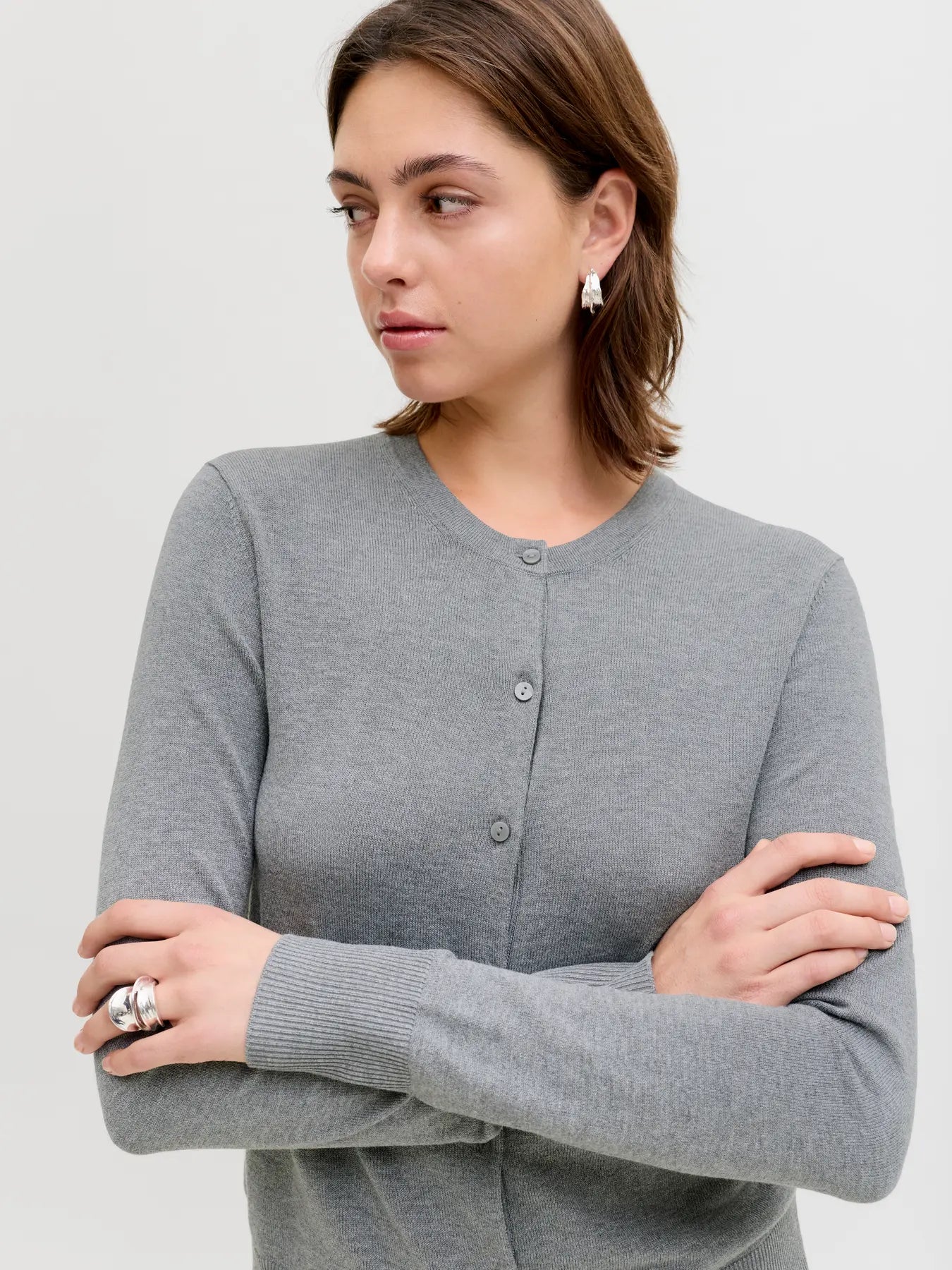 JJXX JXOPHELIA COMFY - Cardigan - grigio