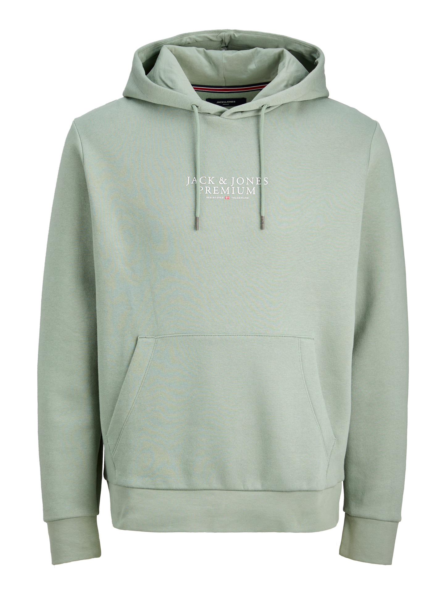 JACK & JONES FELPA CON CAPPUCCIO "PREMIUM" - Col. Verde acqua