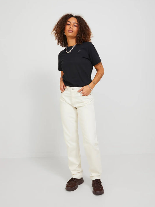 JXANNA EVERY LOGO TEE - T-shirt con stampa - col. nero