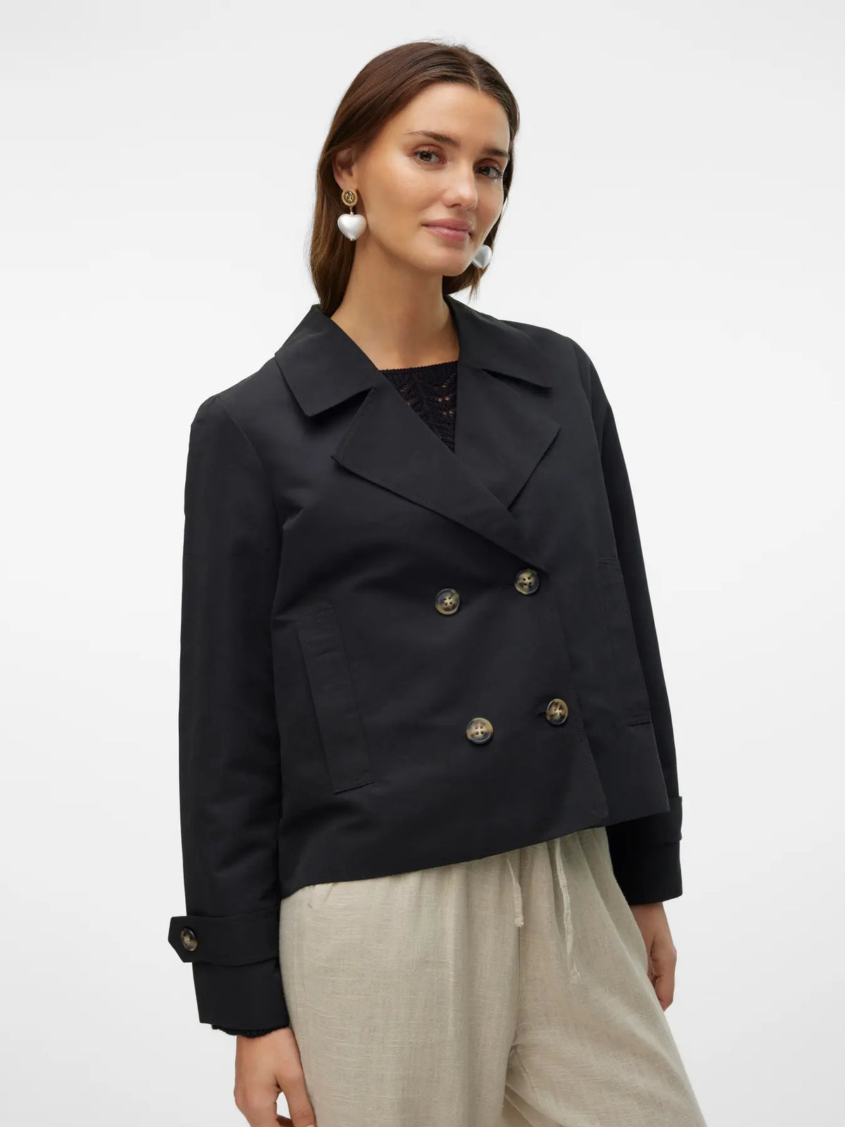 Vero Moda - VMCHLOEMIA Trench corto - nero