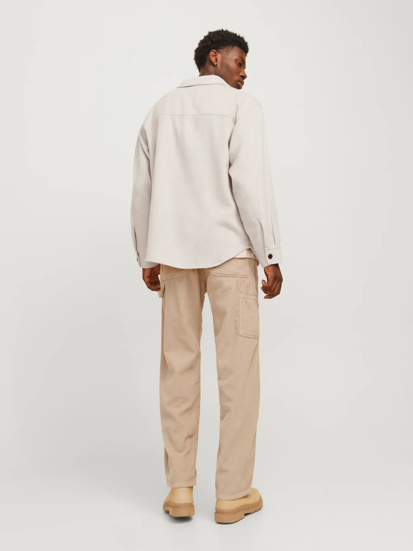 JACK & JONES CAMICIA GIACCA OVERSHIRT - Col. beige chiaro