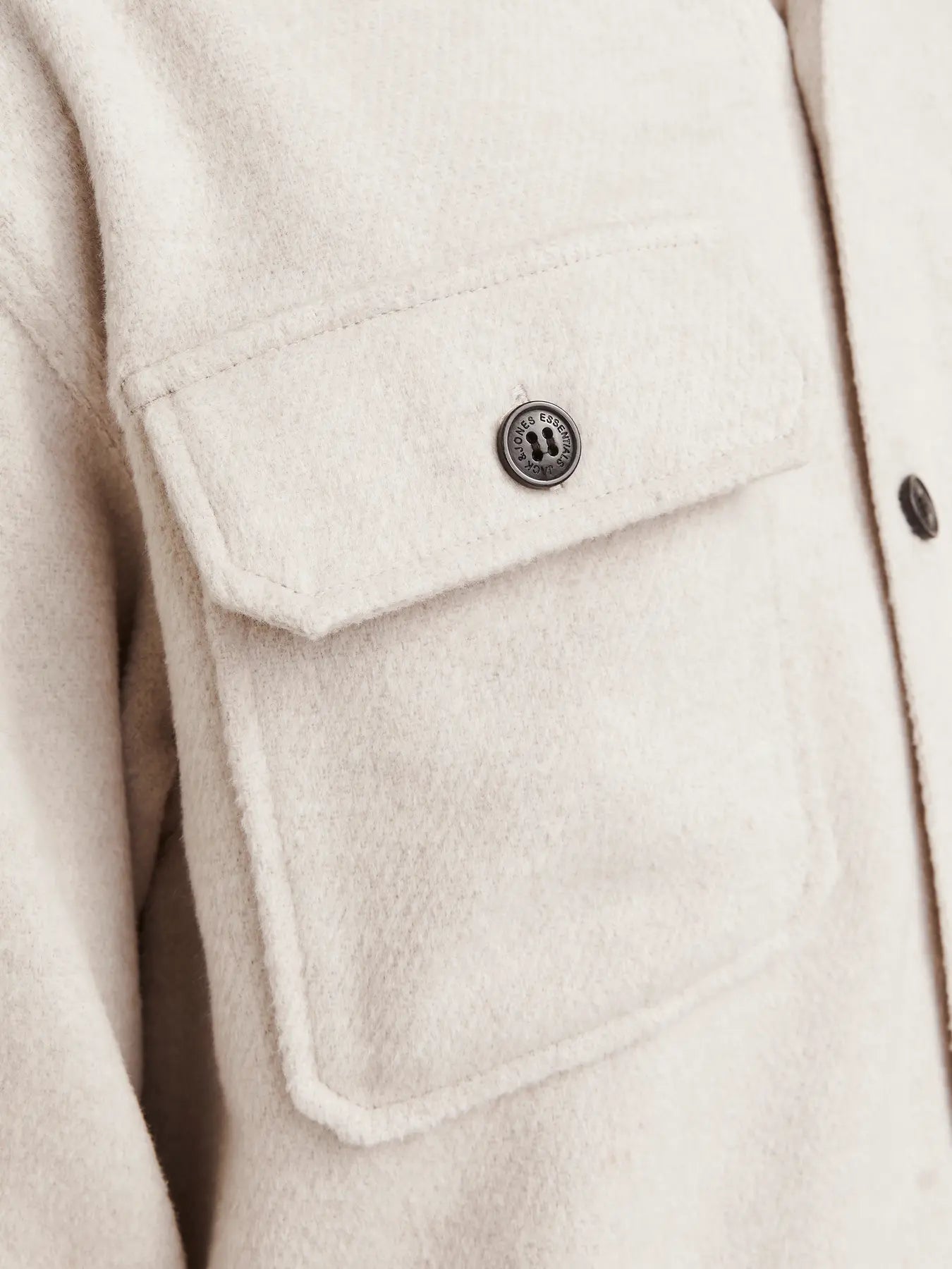 JACK & JONES CAMICIA GIACCA OVERSHIRT - Col. beige chiaro