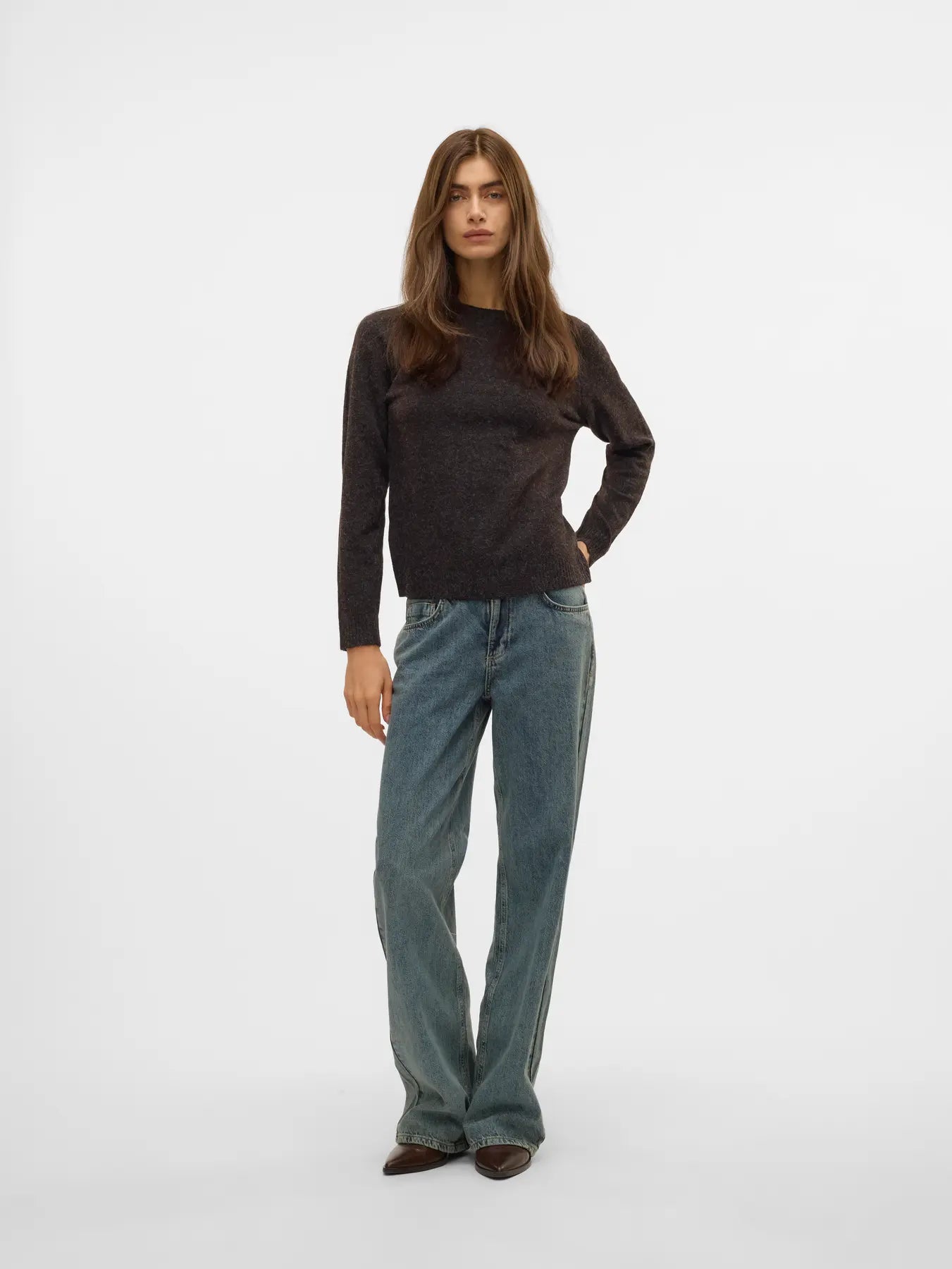 Vero Moda - Maglione VMDOFFY - Chocolate