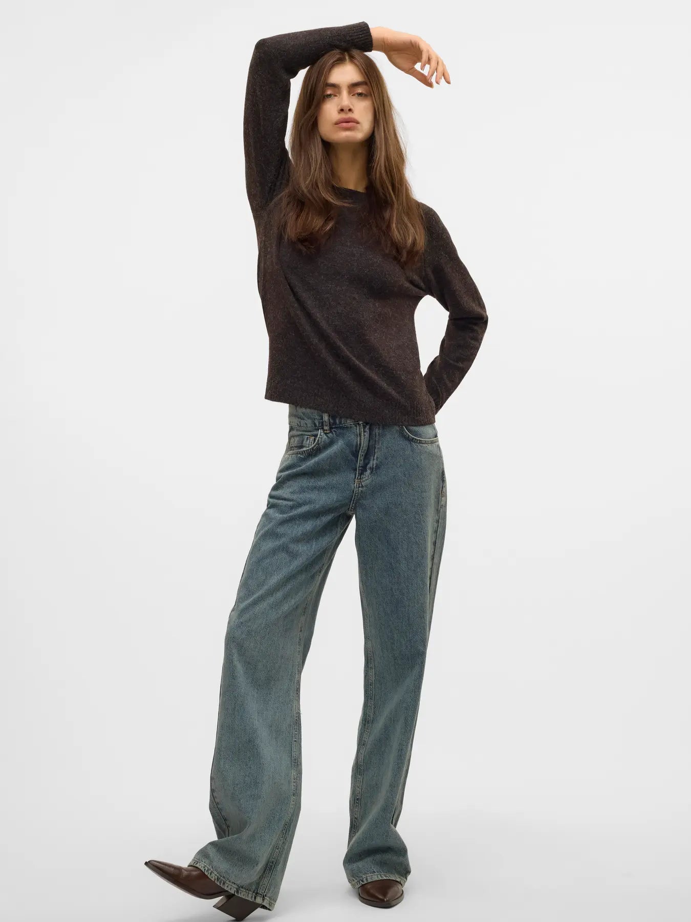 Vero Moda - Maglione VMDOFFY - Chocolate