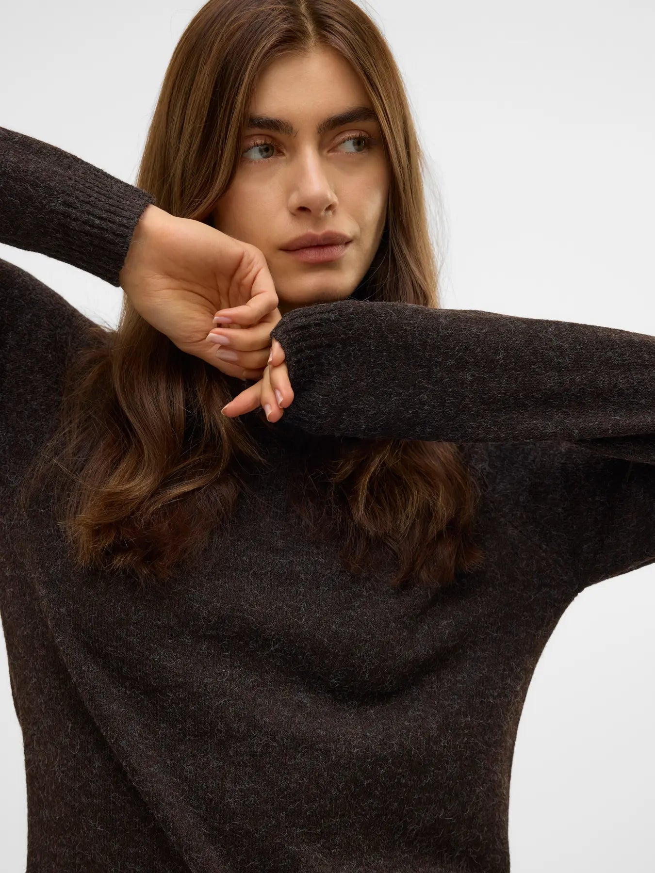 Vero Moda - Maglione VMDOFFY - Chocolate