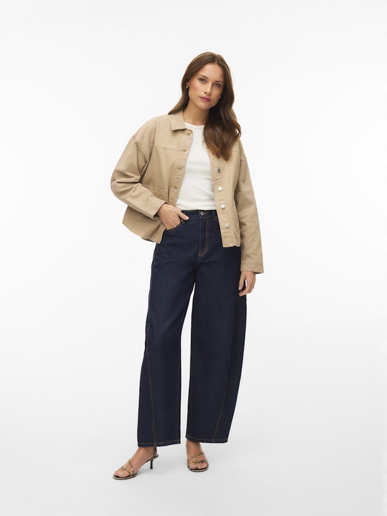 Vero Moda JAMIE MIX GA NOOS - Giacca di jeans - silver mink