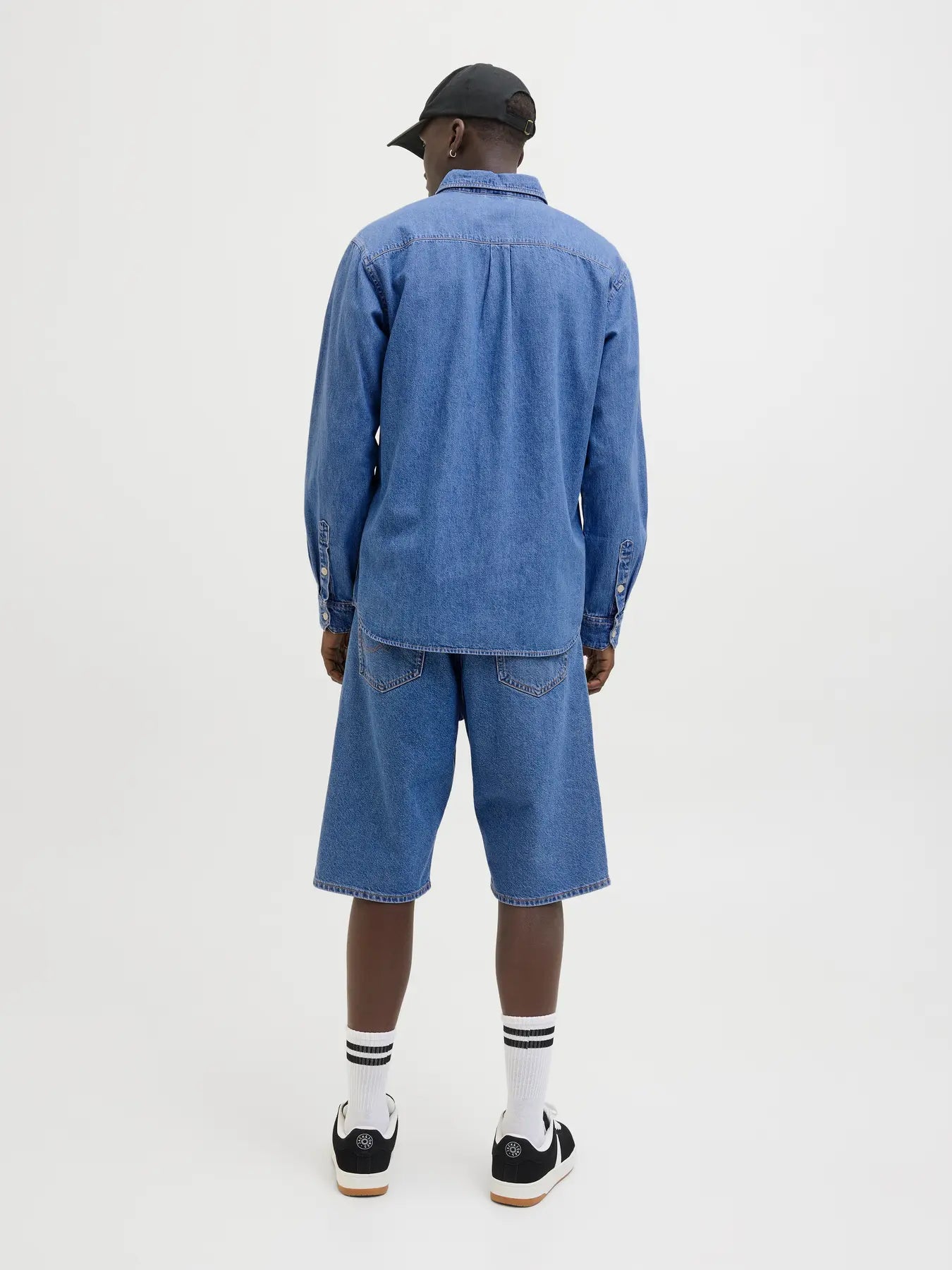 JACK & JONES SHORTS IN JEANS EXTRA BAGGY - Denim