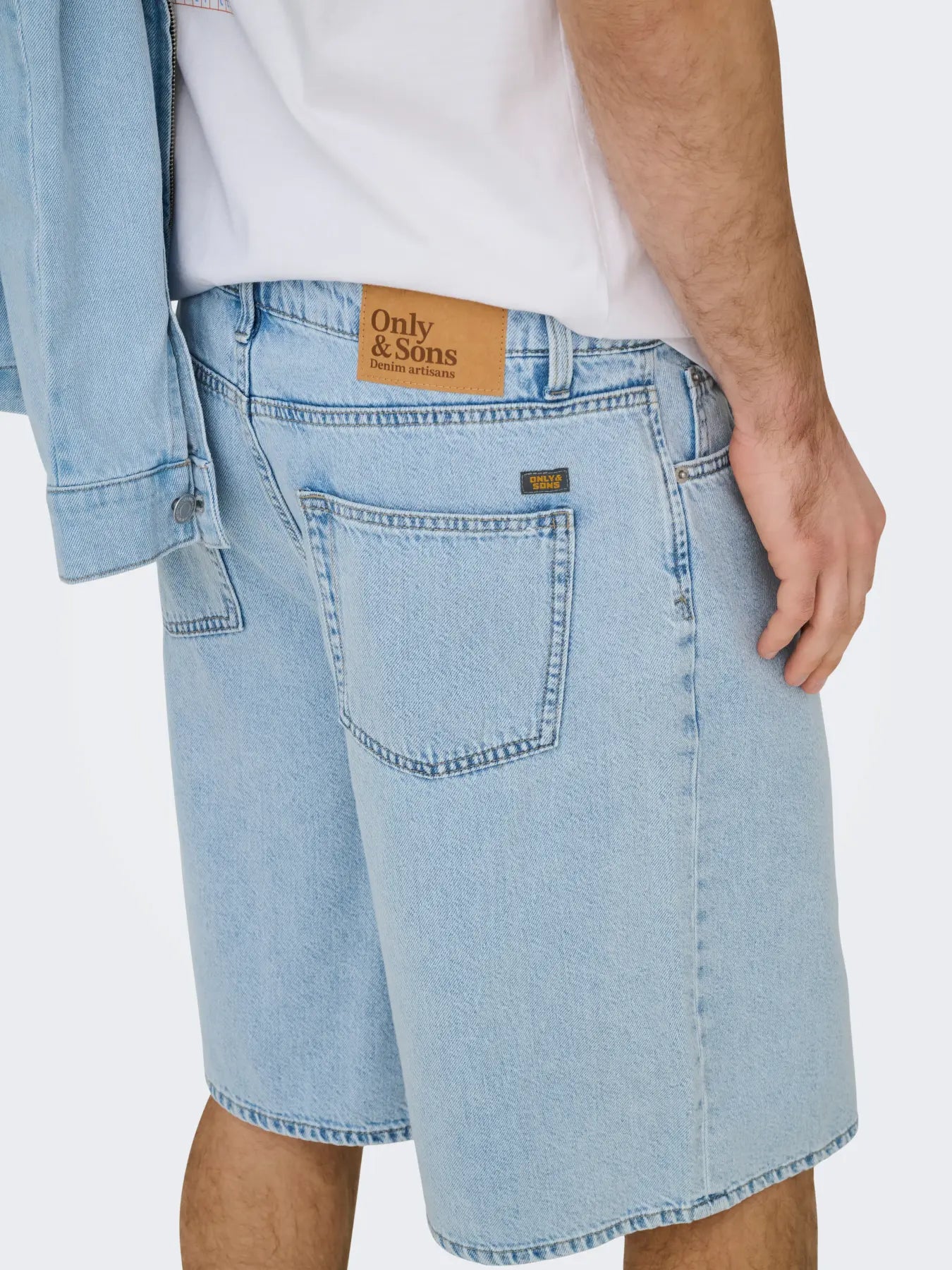 ONLY & SONS SHORTS BAGGY - Light Denim