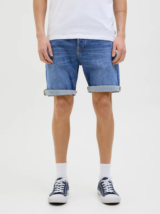 JACK & JONES SHORTS IN JEANS SENZA STRAPPI - Col. Blu denim