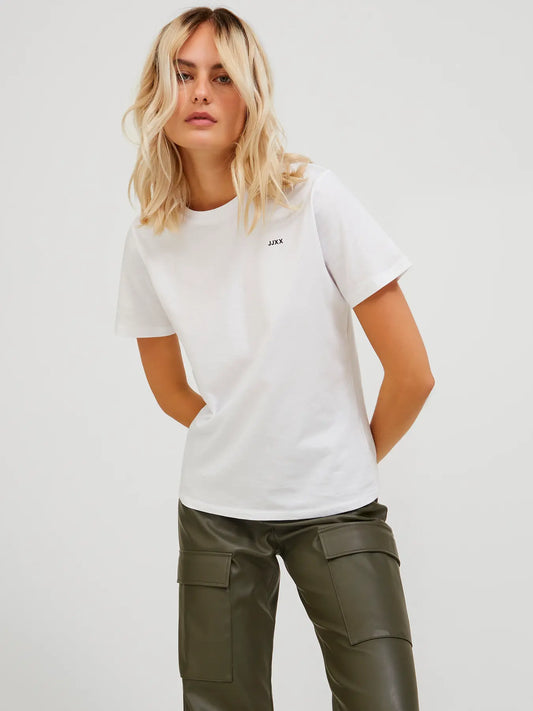 JXANNA EVERY LOGO TEE - T-shirt con stampa - col. bianco