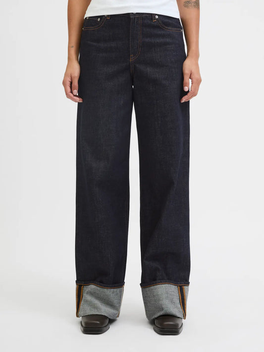 JJXX Wide leg Jeans 'JXTOKYO' in Blu Scuro