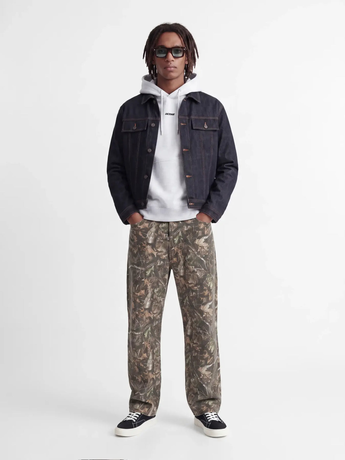 JACK & JONES FELPA CON CAPPUCCIO "JCOCLUB" - Grigio