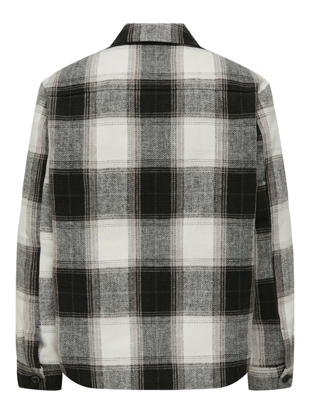 ONLY & SONS GIACCA A QUADRI "ONSZACK" - Nero/panna