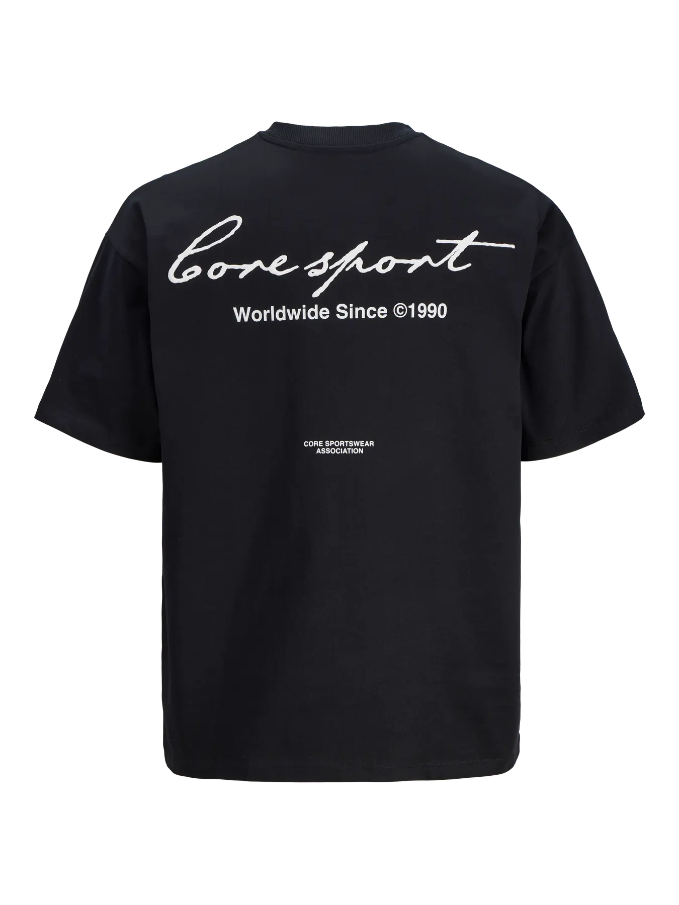 JACK & JONES T-SHIRT "SCRIPT" - Col. nero