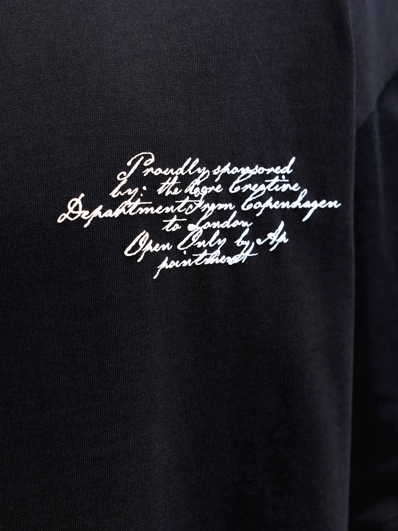 JACK & JONES T-SHIRT "SCRIPT" - Col. nero