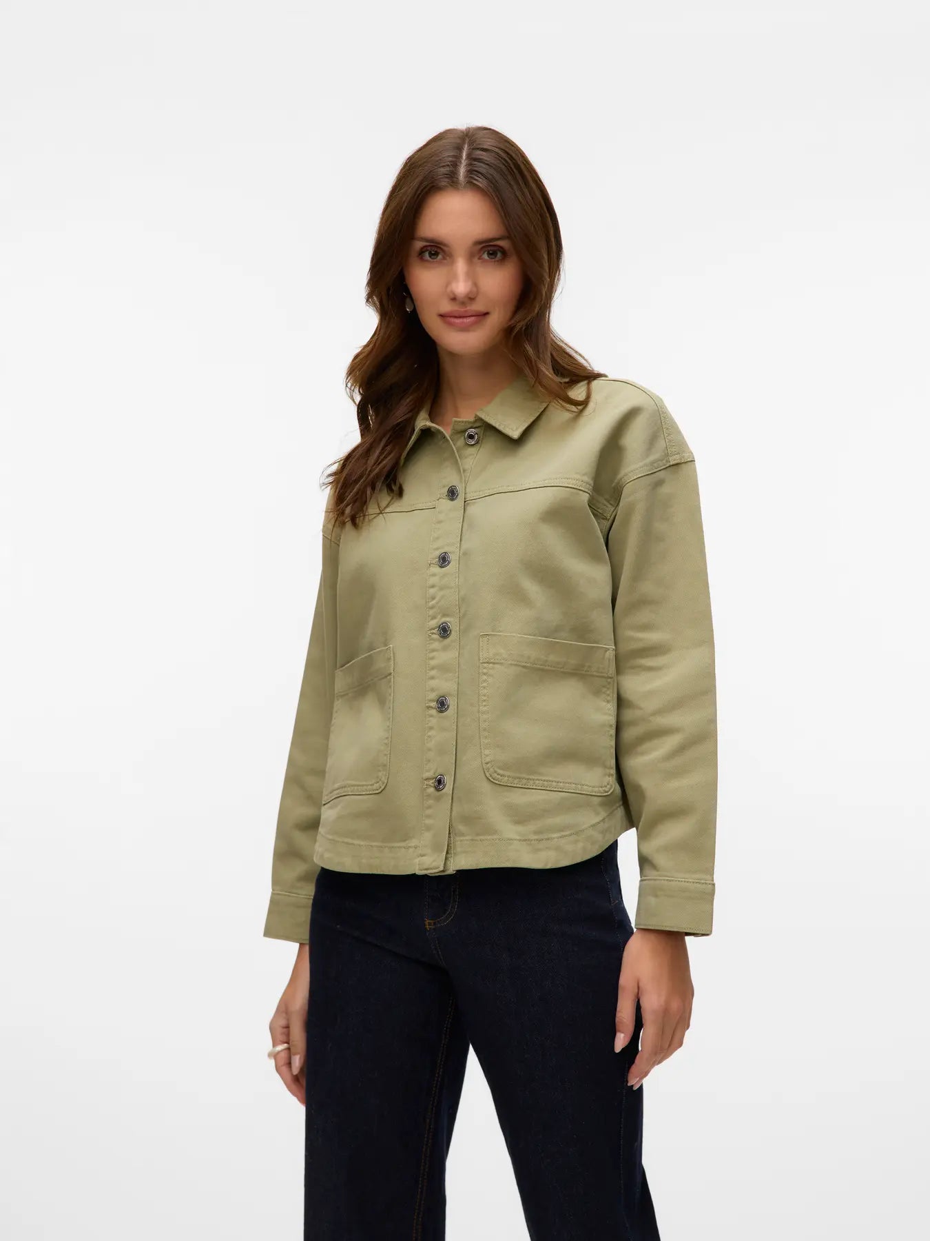 Vero Moda JAMIE MIX GA NOOS - Giacca di jeans - col. verde