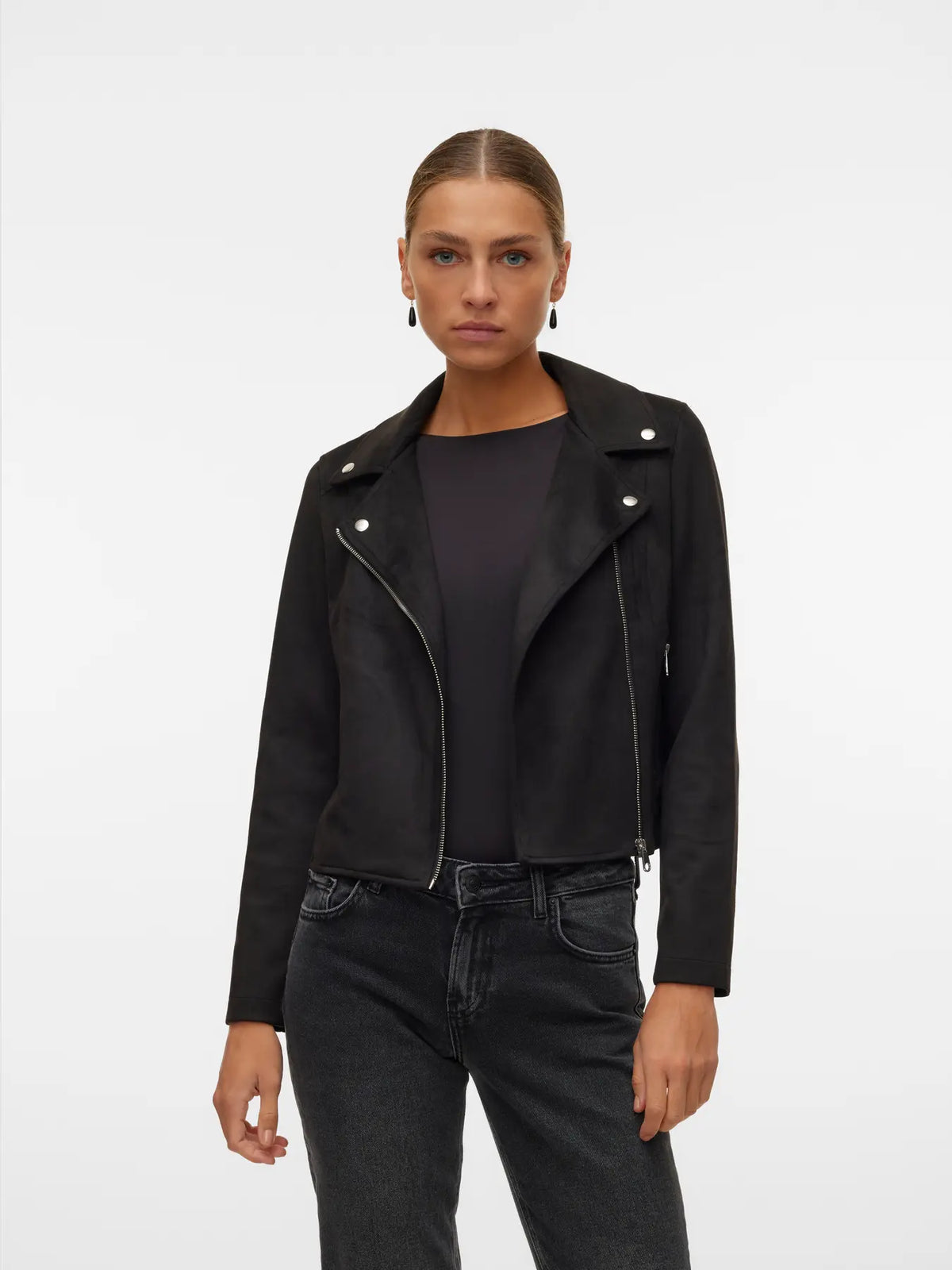 Vero Moda JOSE - Giacca in similpelle - Nero
