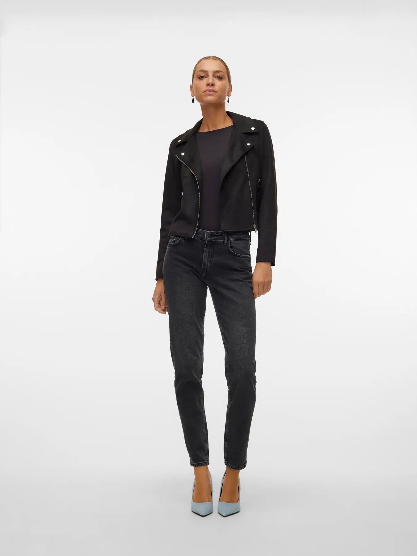 Vero Moda JOSE - Giacca in similpelle - Nero