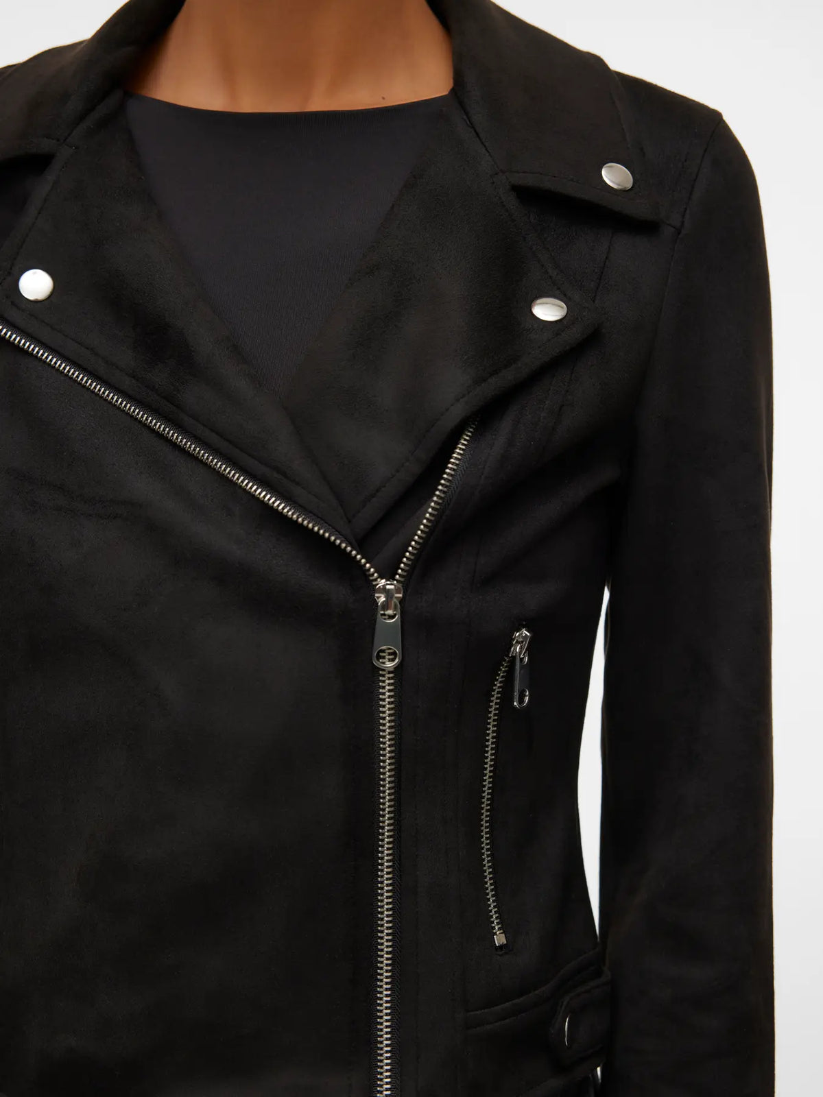 Vero Moda JOSE - Giacca in similpelle - Nero