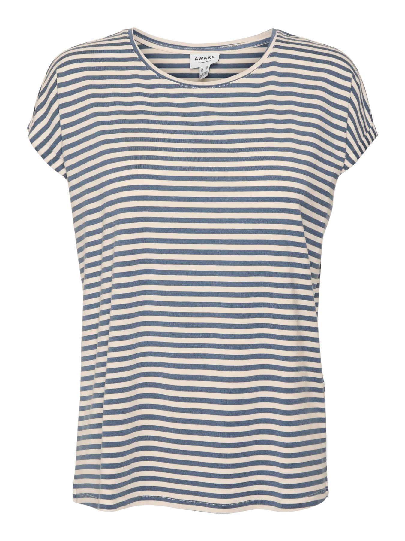 Vero Moda - T-shirt oversize a righe blu