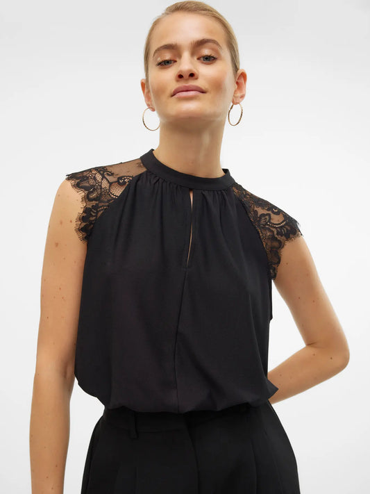 VERO MODA Camicia da donna 'MILLA' col. nero