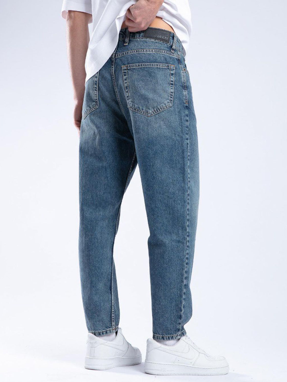 CROPPED CATCH LIGHT JEANS