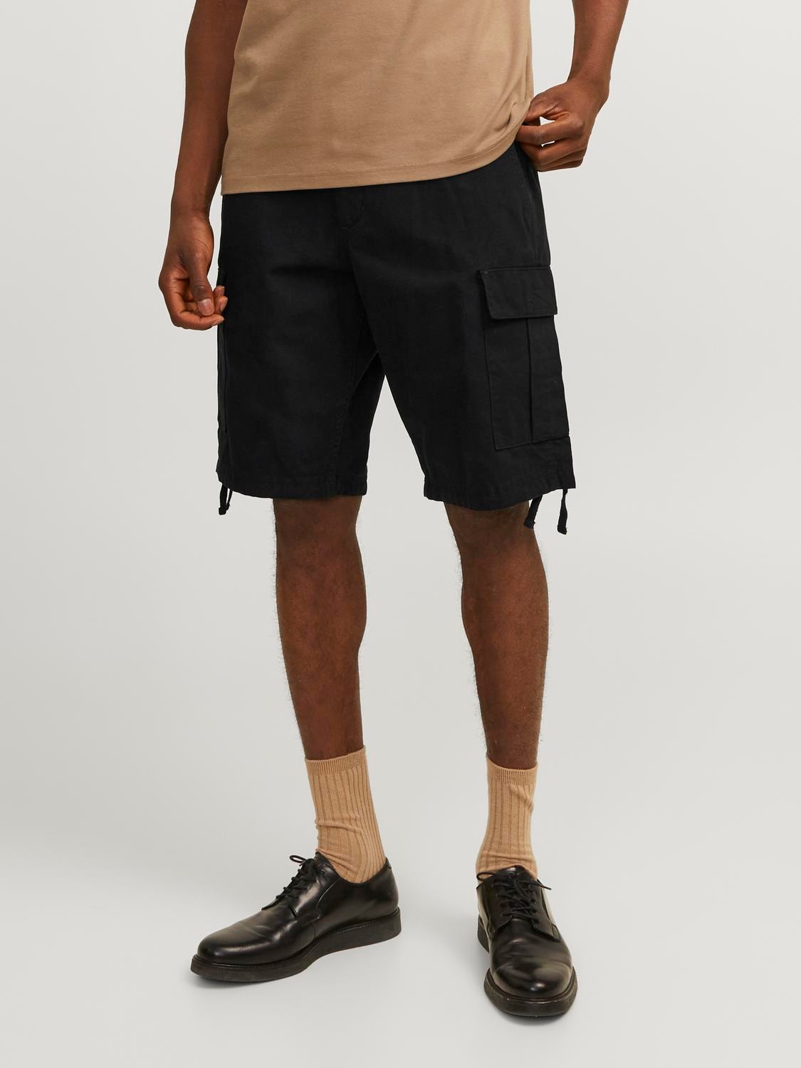 JACK & JONES CARGO SHORTS - Col. nero