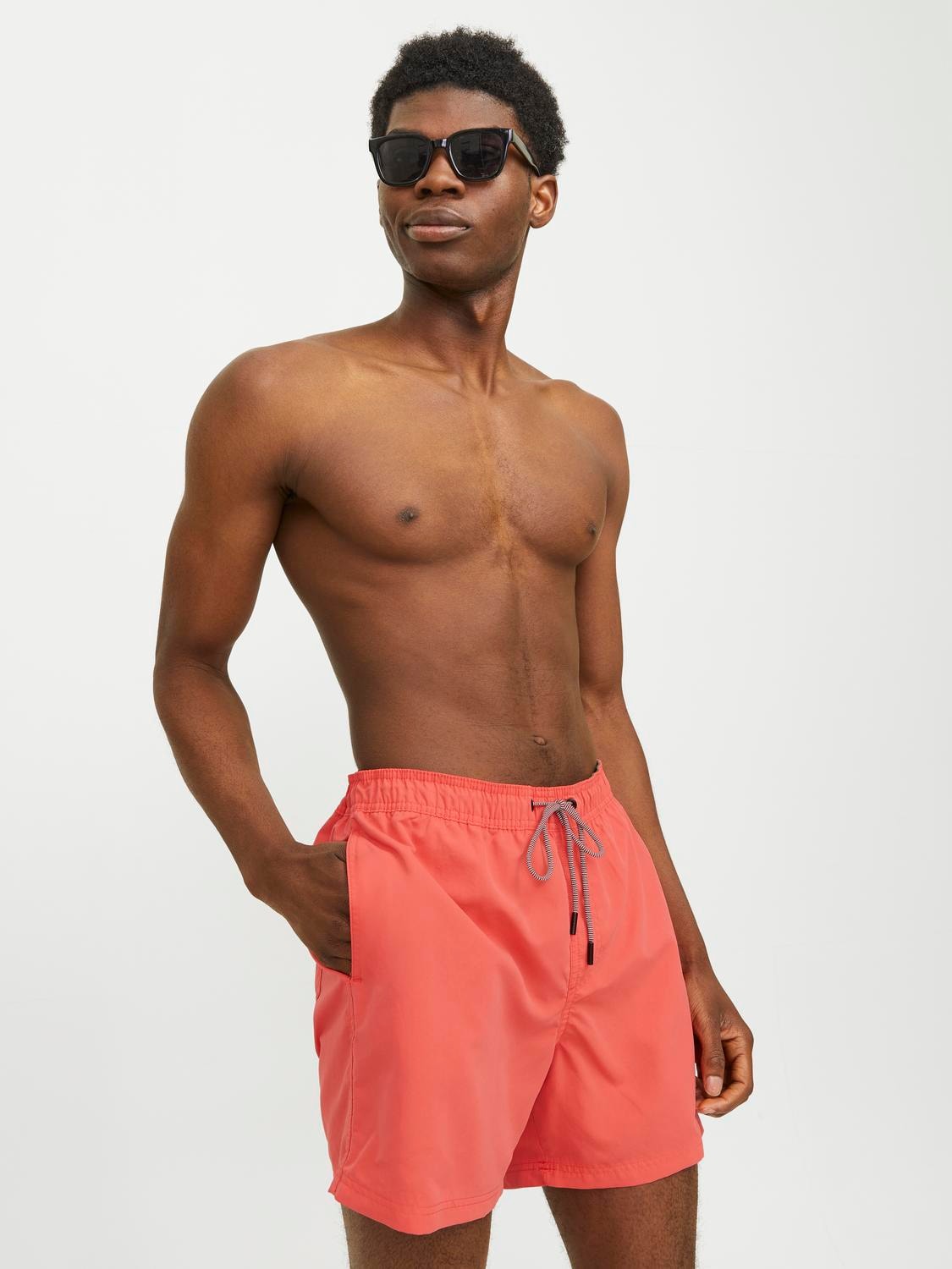 JACK & JONES COSTUME DA MARE - Rosa / Hot coral