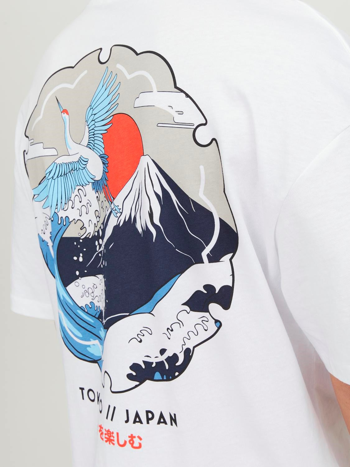 JACK & JONES T-SHIRT Tokyo Japan - Col. bianco JACK & JONES T-SHIRT Tokyo Japan - Col. bianco