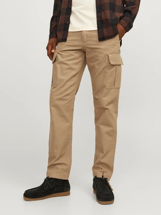 JACK & JONES PANTALONI CARGO RELAXED FIT - Col. Beige