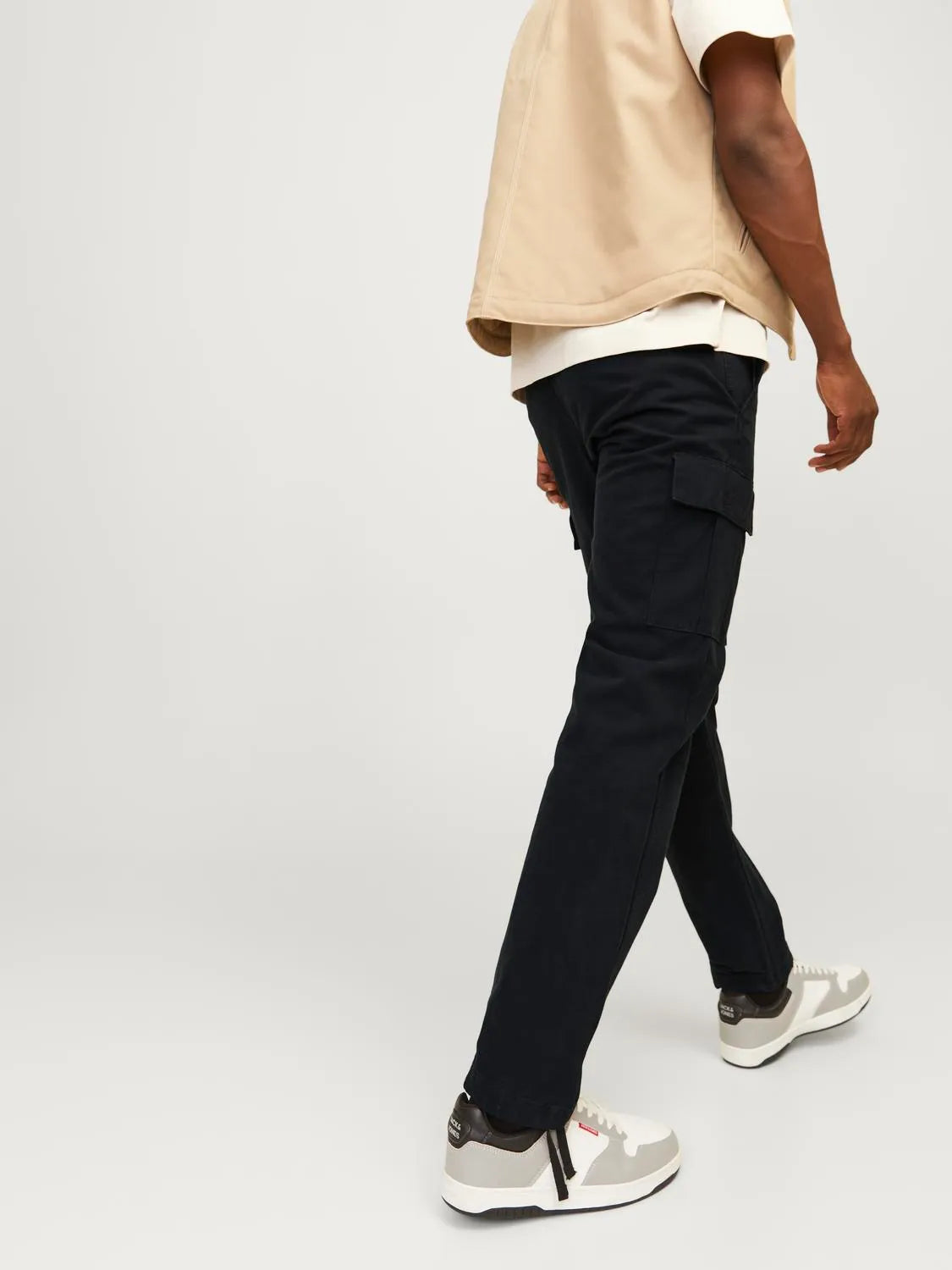 JACK & JONES PANTALONI CARGO RELAXED FIT - Col. Nero