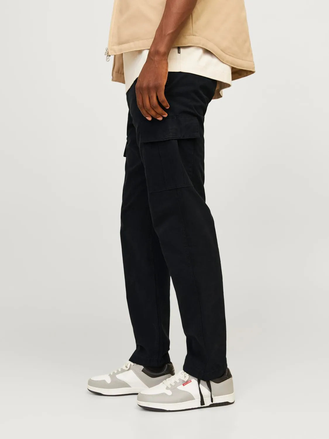 JACK & JONES PANTALONI CARGO RELAXED FIT - Col. Nero