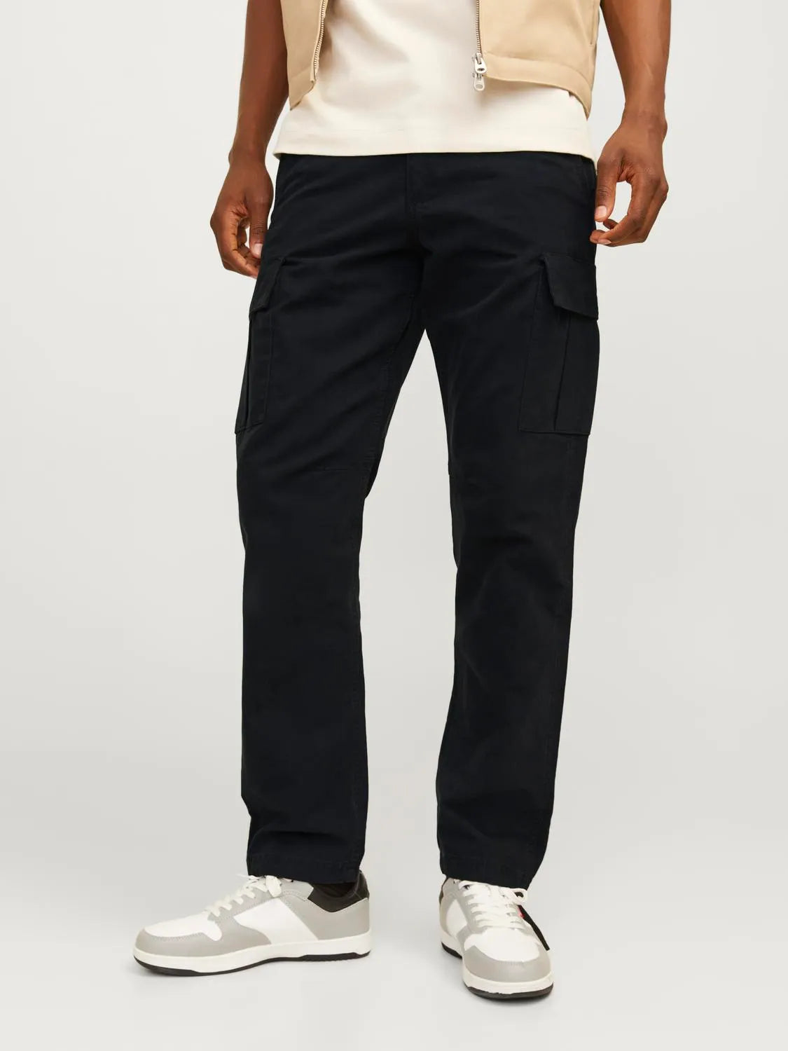 JACK & JONES PANTALONI CARGO RELAXED FIT - Col. Nero